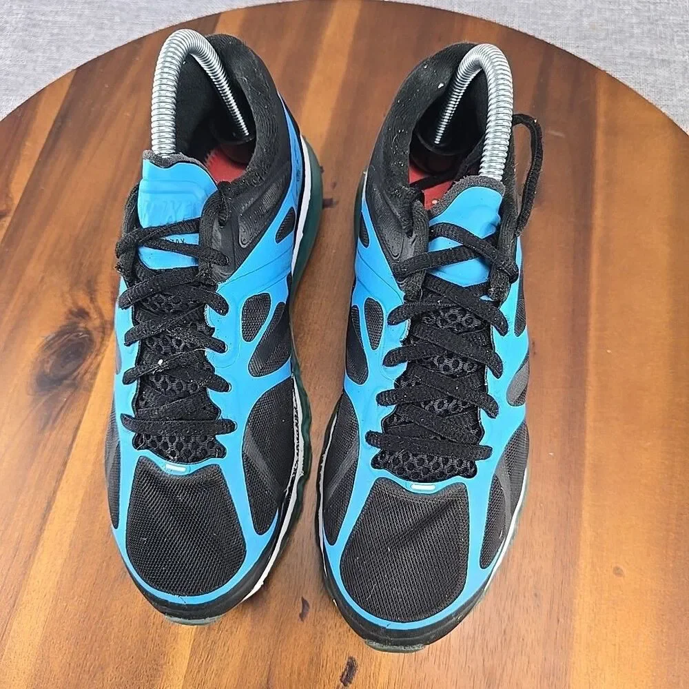 Nike Air Max 2 Fitsole Black Blue‎ Womens Running Shoes Sneaker Size 6.5